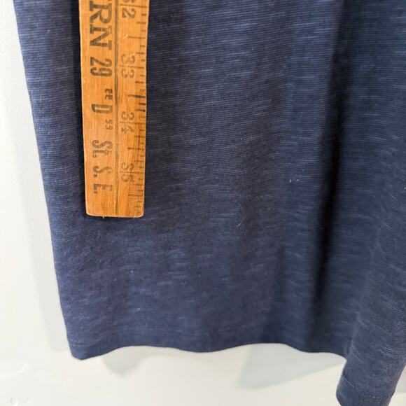 Toad&Co Women's Windmere II Short Sleeve Shirt Dress Navy Blue XL Knee Length - Picture 4 of 8